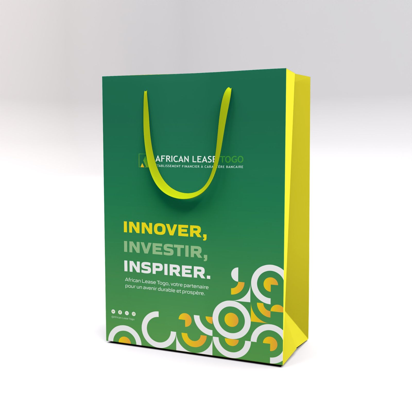 Supports de marque African Lease Togo